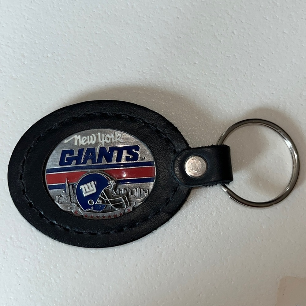Siskiyou Officially Licensed NFL Product NY GIANTS leather keychain Unisex